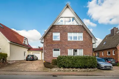 Das Gebäude in dem sich die Ferienwohnung befindet
