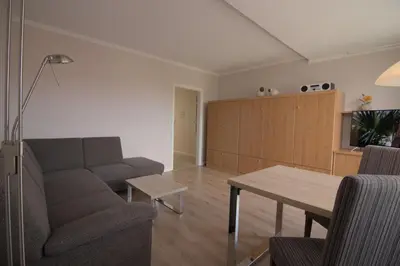 Ein Sitzbereich in der Unterkunft Ferienwohnungen Reimann Wohnung 11