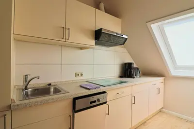 Küche/Küchenzeile in der Unterkunft Ferienwohnungen Reimann Wohnung 11