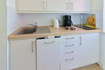 Küche/Küchenzeile in der Unterkunft Ferienwohnungen Reimann Wohnung 1