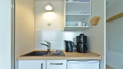 Küche/Küchenzeile in der Unterkunft Ferienwohnungen Reimann Wohnung 16