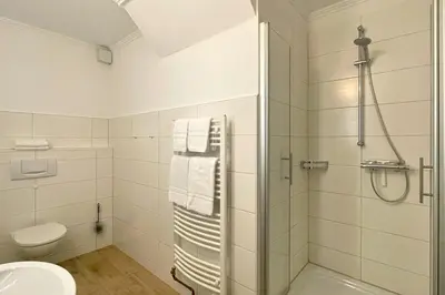 Ein Badezimmer in der Unterkunft Ferienwohnungen Reimann Wohnung 16
