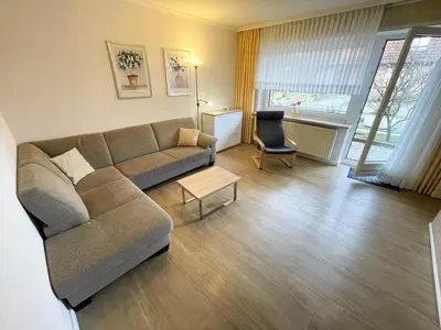 Ein Sitzbereich in der Unterkunft Ferienwohnungen Reimann Wohnung 3