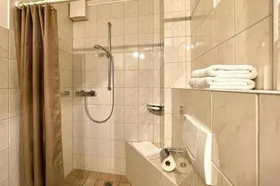 Ein Badezimmer in der Unterkunft Ferienwohnungen Reimann Wohnung 3