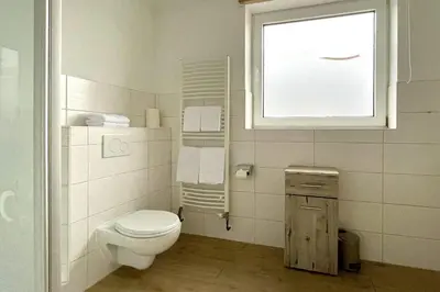 Ein Badezimmer in der Unterkunft Ferienwohnungen Reimann Wohnung 15