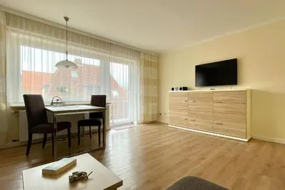 TV/Unterhaltungsangebot in der Unterkunft Ferienwohnungen Reimann Wohnung 10