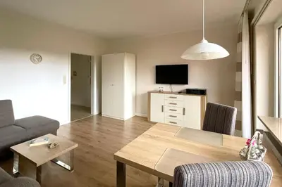 TV/Unterhaltungsangebot in der Unterkunft Ferienwohnungen Reimann Wohnung 6