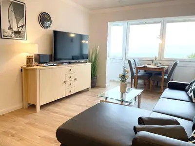 TV/Unterhaltungsangebot in der Unterkunft Strandhochhaus Sahlenburg FeWo H3