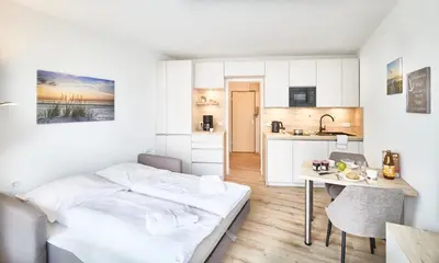 Küche/Küchenzeile in der Unterkunft Seehütte - 205