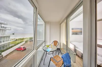 Ein Balkon oder eine Terrasse in der Unterkunft Seehütte - 205