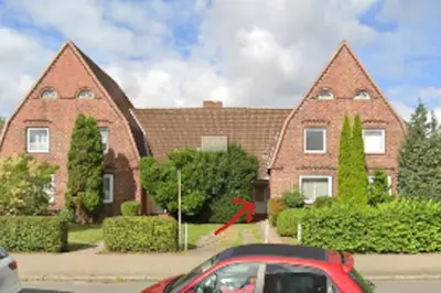 Das Gebäude in dem sich die Ferienwohnung befindet