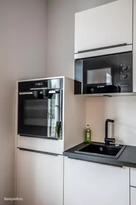 Küche/Küchenzeile in der Unterkunft 4 Zimmer neues luxuriöses City Apartment Terrasse tolle Einzelbetten ruhig