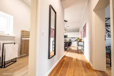 Küche/Küchenzeile in der Unterkunft 6 Zimmer 130 m2 Wundervoll sanierte Wohnung zentral ruhig hochwertig
