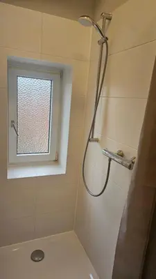 Ein Badezimmer in der Unterkunft 3 Zimmer Balkon top möbliertes Apartment