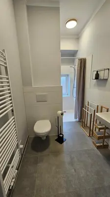 Ein Badezimmer in der Unterkunft 3 Zimmer Balkon top möbliertes Apartment
