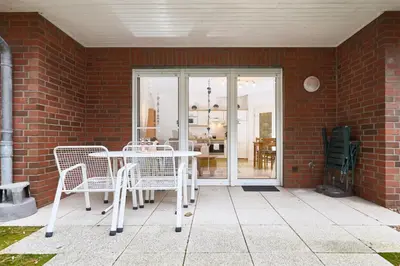 Ein Patio oder anderer Außenbereich in der Unterkunft Anlage Am Wehrberg - Wohnung Eule