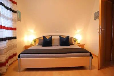 Ein Sitzbereich in der Unterkunft Villa am Meer - Fröhner