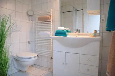 Ein Badezimmer in der Unterkunft Villa am Meer - Seeadler