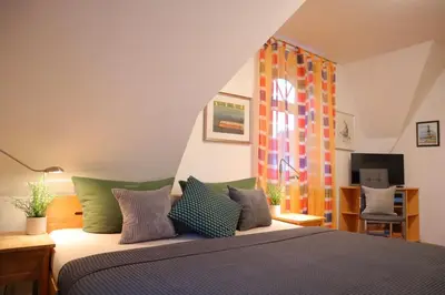 Ein Bett oder Betten in einem Zimmer der Unterkunft Villa am Meer - Casa Mia