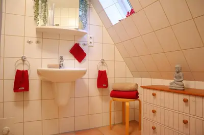Ein Badezimmer in der Unterkunft Villa am Meer - Casa Mia