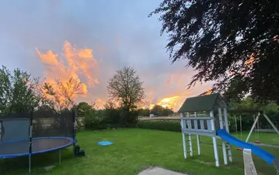 Blick auf den Sonnenuntergang/Sonnenaufgang von des Ferienhauses aus oder aus der Nähe
