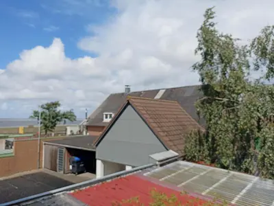 Das Gebäude in dem sich die Ferienwohnung befindet