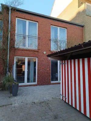 Das Gebäude in dem sich die Ferienwohnung befindet