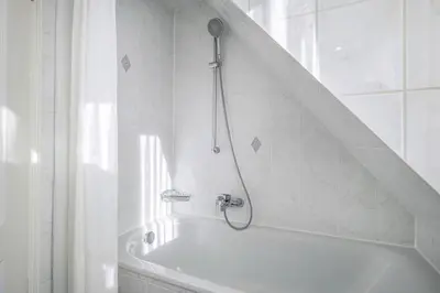 Ein Badezimmer in der Unterkunft Haus Alleestraße Apartment 2