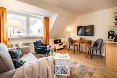 TV/Unterhaltungsangebot in der Unterkunft Haus Alleestraße Apartment 3