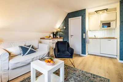 Küche/Küchenzeile in der Unterkunft Apartment Zeppelinstraße