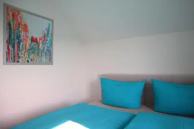 Ein Sitzbereich in der Unterkunft Ferienhaus Chalet Bel Air