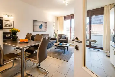 Ein Sitzbereich in der Unterkunft Wohnung 111