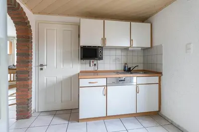 Küche/Küchenzeile in der Unterkunft Deichgraf Haushälfte