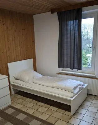 Ein Bett oder Betten in einem Zimmer der Unterkunft Monteurwohnung im Industriegebiet Brunsbüttel Süd
