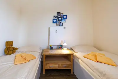 Ein Bett oder Betten in einem Zimmer der Unterkunft Haus Frauenpreiss F412