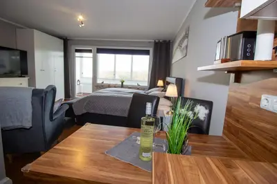 Ein Bett oder Betten in einem Zimmer der Unterkunft Atlantic 209