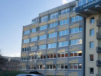Das Gebäude in dem sich die Ferienwohnung befindet