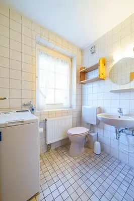 Ein Badezimmer in der Unterkunft Achtern Diek 28A
