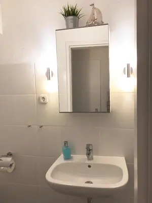 Ein Badezimmer in der Unterkunft Apartments Zur schönen Aussicht