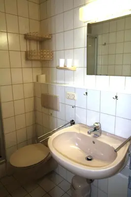 Ein Badezimmer in der Unterkunft Residenz Trafalgar - Ferien-Apartments