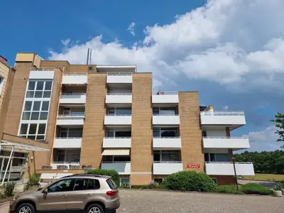 Das Gebäude in dem sich die Ferienwohnung befindet