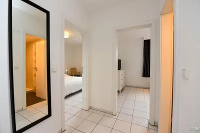 Ein Bett oder Betten in einem Zimmer der Unterkunft Haus 
