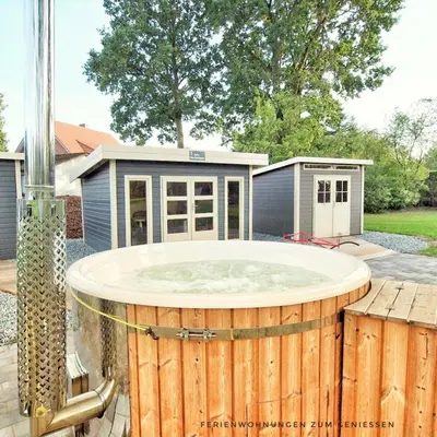 Grundriss der Unterkunft Ferienhaus Nordkönig mit Sauna und Whirlpool