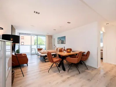 Ein Sitzbereich in der Unterkunft Inseltörn Wohnung 7