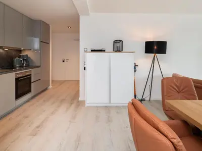 Küche/Küchenzeile in der Unterkunft Inseltörn Wohnung 7