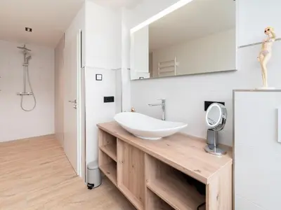 Ein Badezimmer in der Unterkunft Inseltörn Wohnung 7