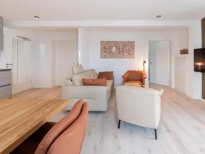 Ein Sitzbereich in der Unterkunft Inseltörn Wohnung 9