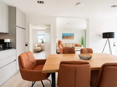 Küche/Küchenzeile in der Unterkunft Inseltörn Wohnung 8