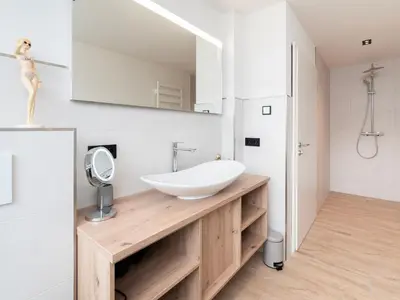 Ein Badezimmer in der Unterkunft Inseltörn Wohnung 6