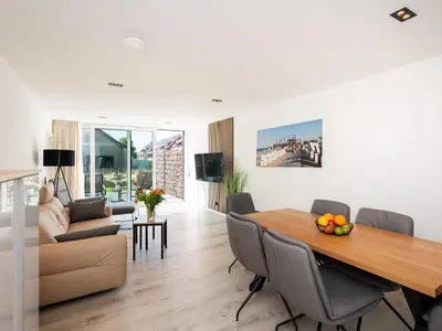 TV/Unterhaltungsangebot in der Unterkunft Inseltörn Wohnung 2